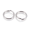 Tarnish Resistant 304 Stainless Steel Saw Cut Open Jump Rings STAS-P212-25P-08-3