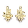 Brass Link Cabochon Settings KK-S349-297-NF-2