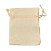 Burlap Packing Pouches Drawstring Bags ABAG-Q050-7x9-13-2