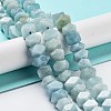 Natural Aquamarine Beads Strands G-D091-A19-2
