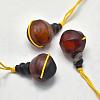 Natural Agate 3 Hole Guru Beads G-K208-19-1