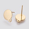 304 Stainless Steel Stud Earring Findings X-STAS-D445-150G-2