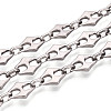 304 Stainless Steel Rhombus Link Chains CHS-Q009-01P-1