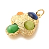 Brass Pendants KK-U040-01G-02-2