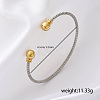 Elegant Stainless Steel Cuff Bangles QC8972-2-3