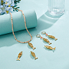6Pcs Brass Pendants KK-BC00015-48A-4