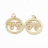 Brass Pendants KK-E068-VB200-1