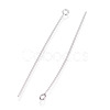 Tarnish Resistant 304 Stainless Steel Eye Pins STAS-O101-67P-2