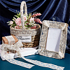 Polyester Hollow Embroidered Lace Trim OCOR-WH0079-13A-5