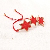 Friendship Star Loom Pattern Seed Beads Bracelets for Women BJEW-A121-39B-2