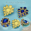 4Pcs Teardrop Shape Hotfix Rhinestone PATC-FG0002-25D-4
