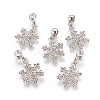 Alloy Rhinestone Pendants ALRI-F054-01P-1