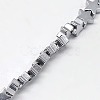 Electroplate Non-magnetic Synthetic Hematite Beads Strands G-J173-4x4mm-02-3