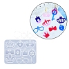 Crown Glasses Lock Pendant DIY Silicone Molds SIMO-C012-01C-1