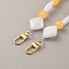 Resin Imitation Gemstone Beaded Bag Handles FIND-WH0033-63LG-06-2