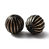 Plating Acrylic Beads LS-KY-WH0046-04I-1
