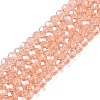Electroplate Glass Beads Strands EGLA-A044-T3mm-A21-1