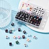 160Pcs 4 Styles Craft Style Acrylic Beads MACR-YW0002-73-5