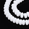 Opaque Solid Color Glass Beads Strands GLAA-ZX008-4mm-18G-2