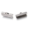 Non-Tarnish 304 Stainless Steel Ribbon Crimp Ends STAS-C018-22P-02-2