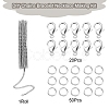 DIY Chains Bracelet Necklace Making Kit DIY-YW0005-82P-3