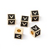 Rack Plating Brass Enamel Beads KK-B060-04G-01V-3