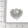 304 Stainless Steel Pendants STAS-D366-01E-P-3