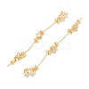 Brass Pave Cubic Zirconia Pendant Bails KK-C172-06G-2