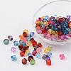 Faceted Bicone Transparent Acrylic Beads DBB12MM-1