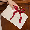 Polyester Chenille Ribbon OCOR-WH0097-36A-6