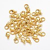 Zinc Alloy Lobster Claw Clasps E102-G-2