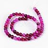 Natural Striped Agate/Banded Agate Beads AGAT-6D-3-2