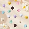 112Pcs 8 Colors Opaque Resin Cabochons RESI-SC0006-95-7