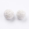 Unwaxed Natural Lava Rock Beads G-I190-16mm-B03-2