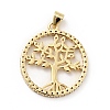 Rack Plating Brass Micro Pave Cubic Zirconia Pendants X-ZIRC-F129-39G-2