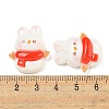 Christmas Rabbit Theme Opaque Resin Decoden Cabochons CRES-B022-04B-3