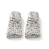Textured Brass Beads KK-H455-05P-1