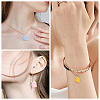 24Pcs 8 Colors Opaque Resin Pendants RESI-CA0001-55-5