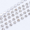 Brass Rhinestone Strass Chains CHC-T004-SS14-01S-1