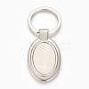 Zinc Alloy Cabochon Settings Keychain KEYC-E028-10P-1