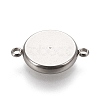 Tarnish Resistant 304 Stainless Steel Links Connectors Settings STAS-K202-02E-P-2
