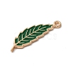 Thanksgiving Day Theme Alloy Enamel Pendants ENAM-M002-03G-07-2