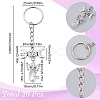 20Pcs Alloy Keychain KEYC-SC0001-15E-2
