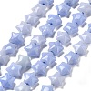 Synthetic Blue Lace Agate Beads Strands G-Z080-A21-8mm-2