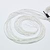 Natural White Jade Beads Strands G-A129-3mm-B05-2