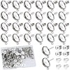 202 Stainless Steel Stud Earring Settings STAS-SP0001-91C-1