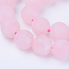 Natural Rose Quartz Beads Strands G-Q462-8mm-11-1