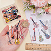 20Pcs 10 Styles Acrylic Big Pendants OACR-ME0001-14-3