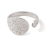 Non-Tarnish 304 Stainless Steel Cuff Rings LS-RJEW-Q812-01P-2