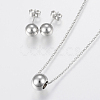 304 Stainless Steel Jewelry Sets SJEW-H122-03-2